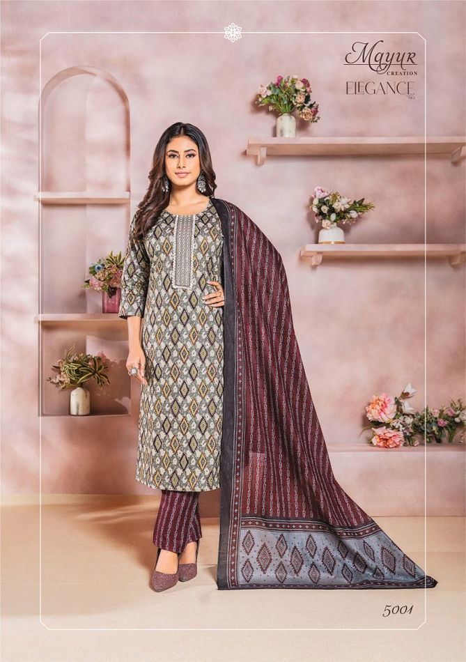 Elegance Vol 5 By Mayur Printed Cotton Dress Material Wholesalers In Mumbai
